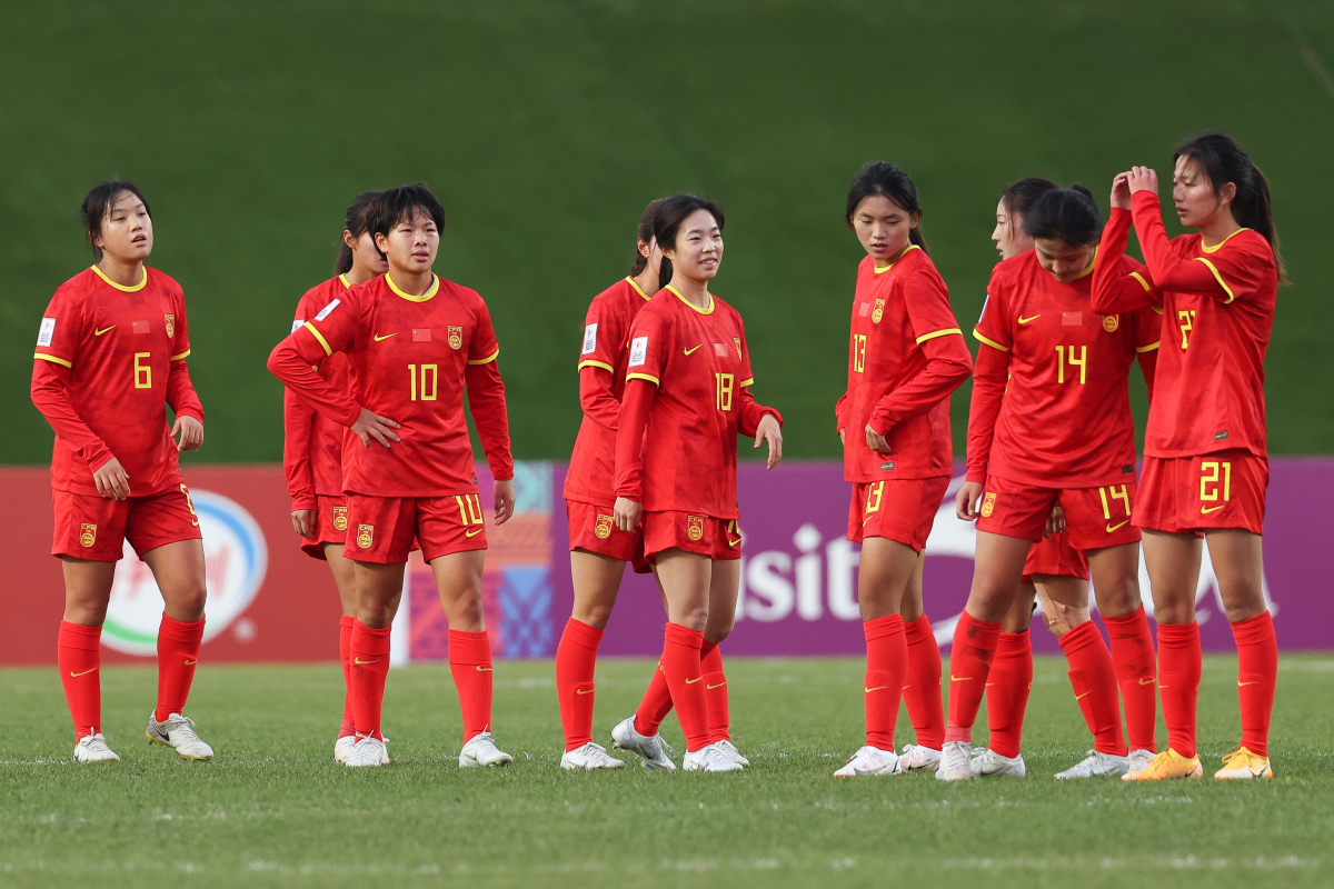亚洲杯足球锦标赛上的中国女足表现出色